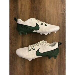 Nike Vapor Edge Speed 360 2 White Green Men Size 10 Football Cleats FQ4045-101